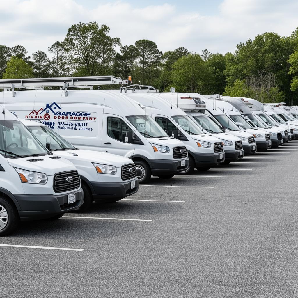 ProTouch Garage Doors service fleet vehicles Birmingham AL